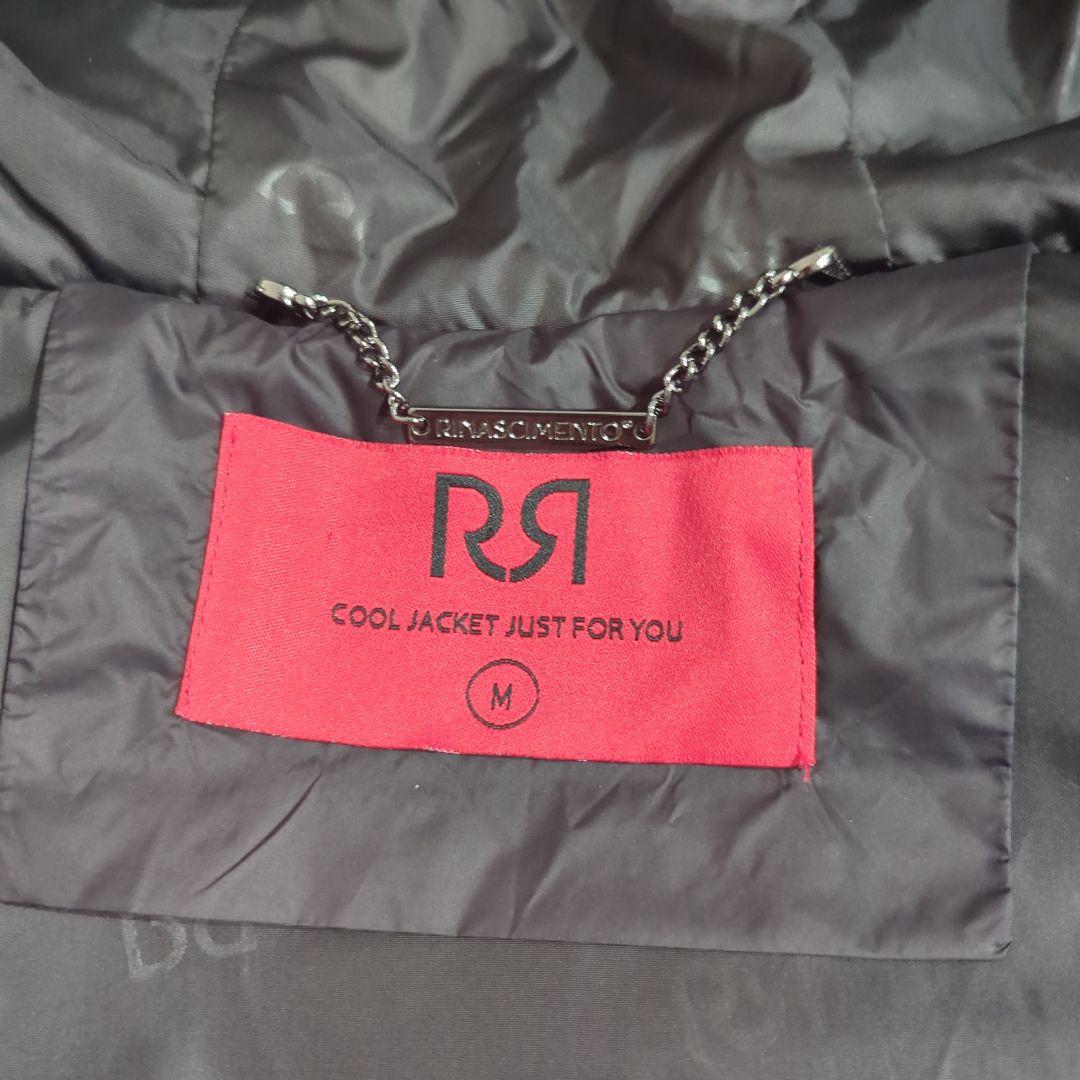 リナシメント　ファー　ダウンベスト　ブラック