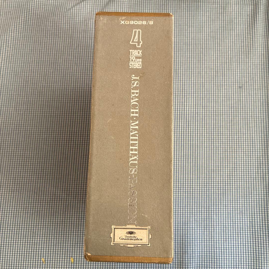 【4トラックテープ】JSバッハ/マタイ受難曲BWV244 カラヤン指揮/BPO