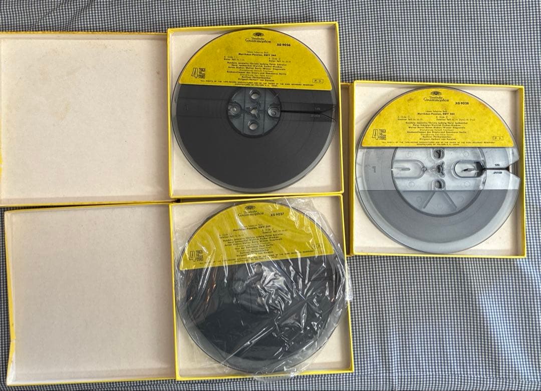 【4トラックテープ】JSバッハ/マタイ受難曲BWV244 カラヤン指揮/BPO