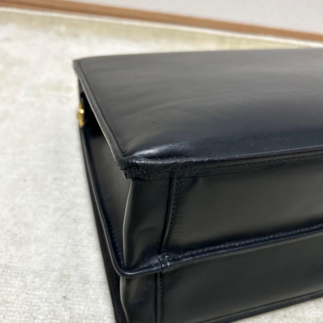 希少　ポーター　PORTER ダレスバッグ　ドクターズバッグ　オールレザー　黒