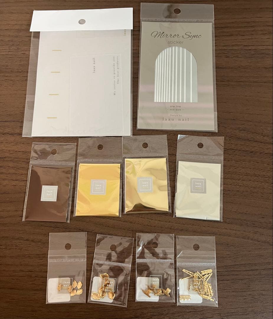 【未使用】laau nail ジェルネイル　パーツ　54個　セット売り