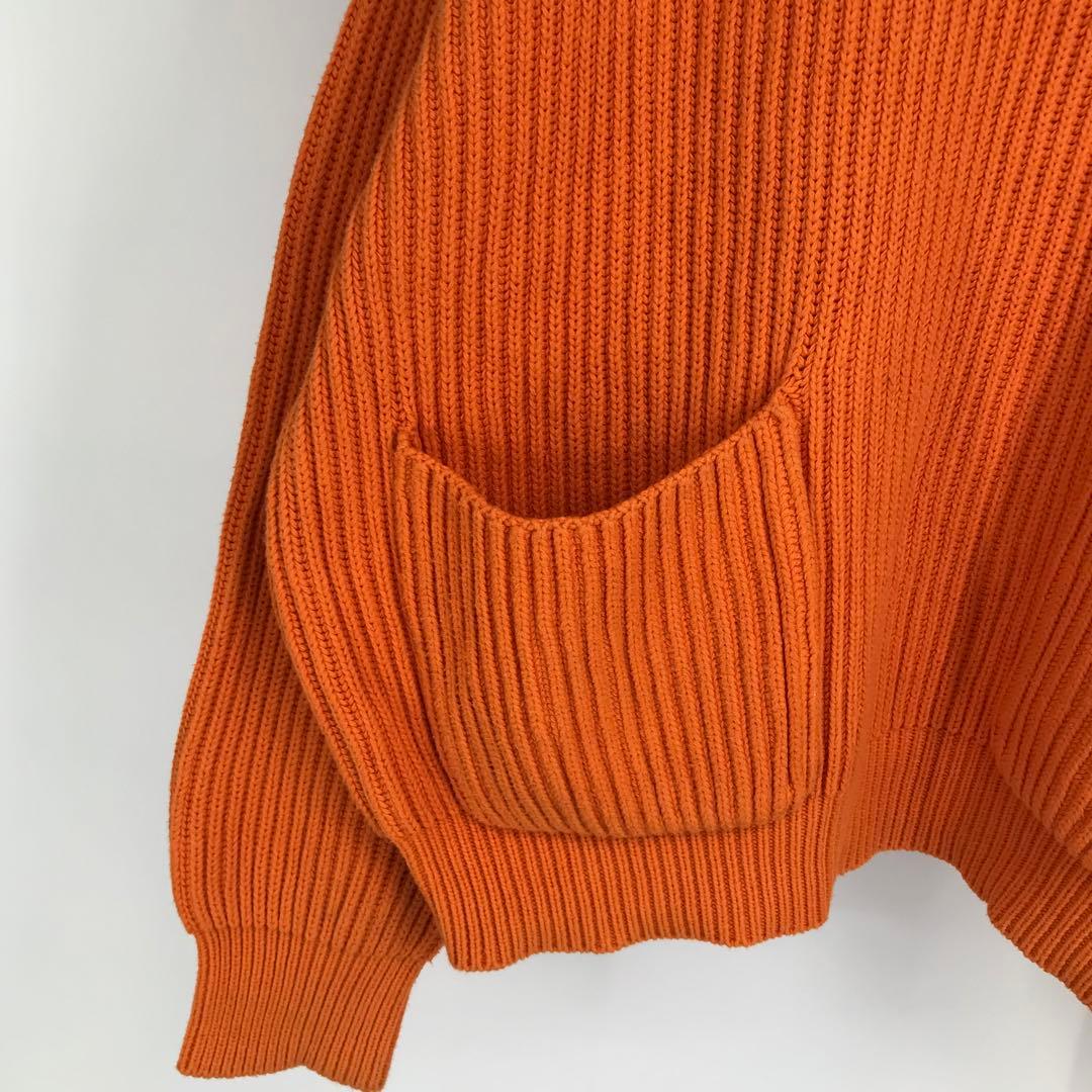アンユーズド　セーター　2　オレンジ　カシミヤ