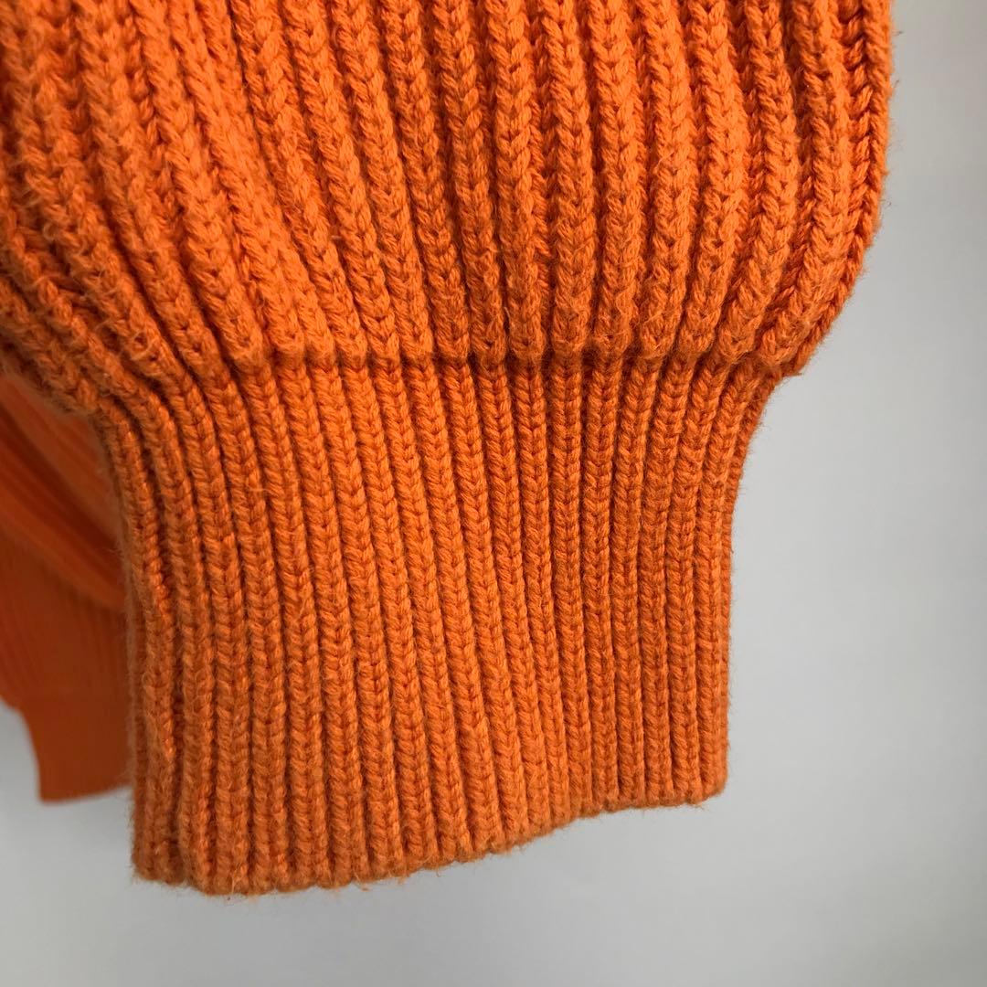 アンユーズド　セーター　2　オレンジ　カシミヤ