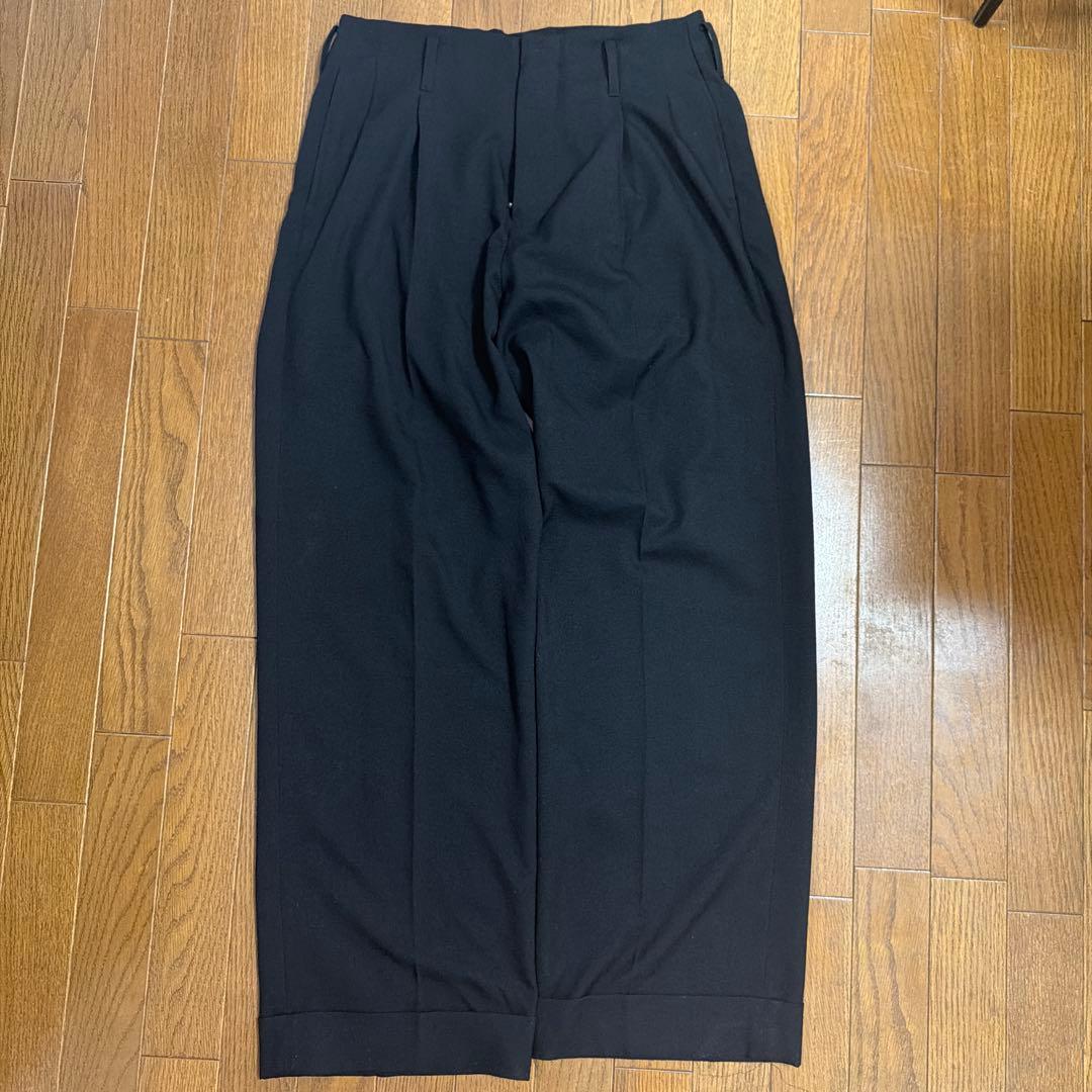 kaiko wide slacks BLACK 定価24000円