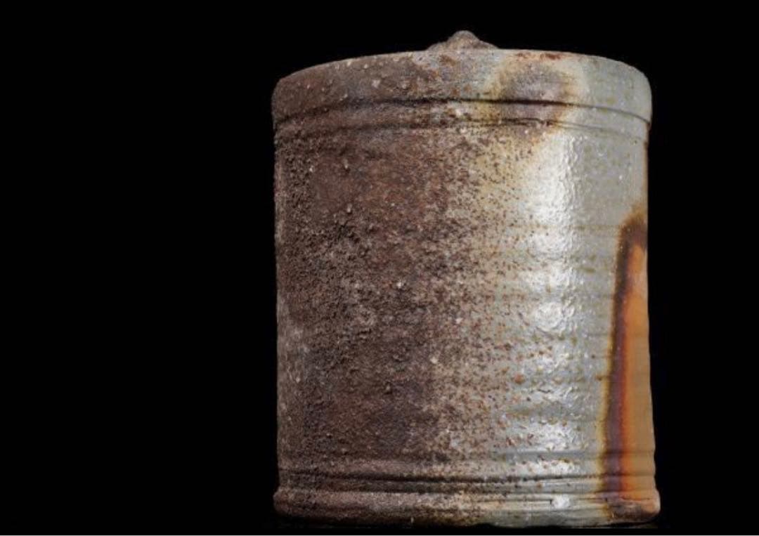 備前焼水指　山本陶秀　人間国宝　茶器　茶具