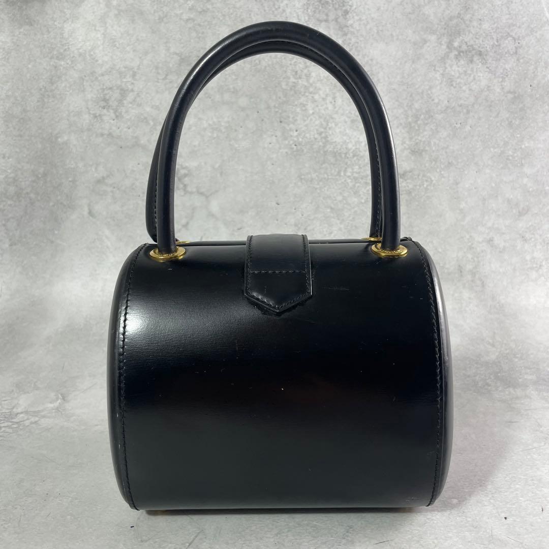 入手困難✨ ロエベ LOEWE ミニハンドバッグ フォーマルバッグ レザー 黒色