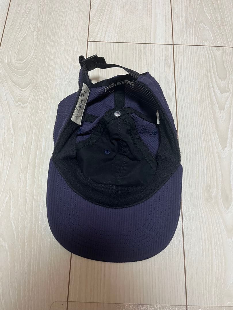 帽子 Supreme Seersucker S Logo 6-Panel Navy