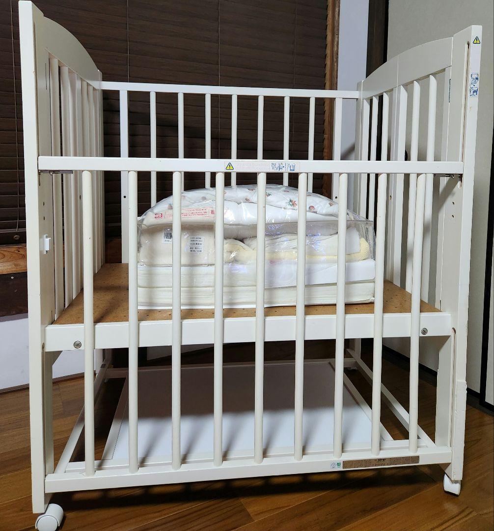 nt様 ベビーベッド 寝具セット 折りたたみ 石崎家具 スリーピー ワンタッチ
