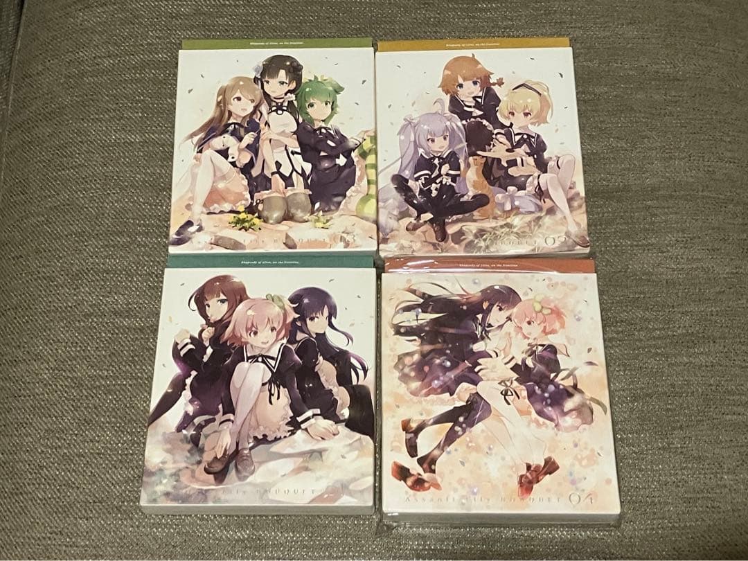 アサルトリリィ　DVD 01-04 セット