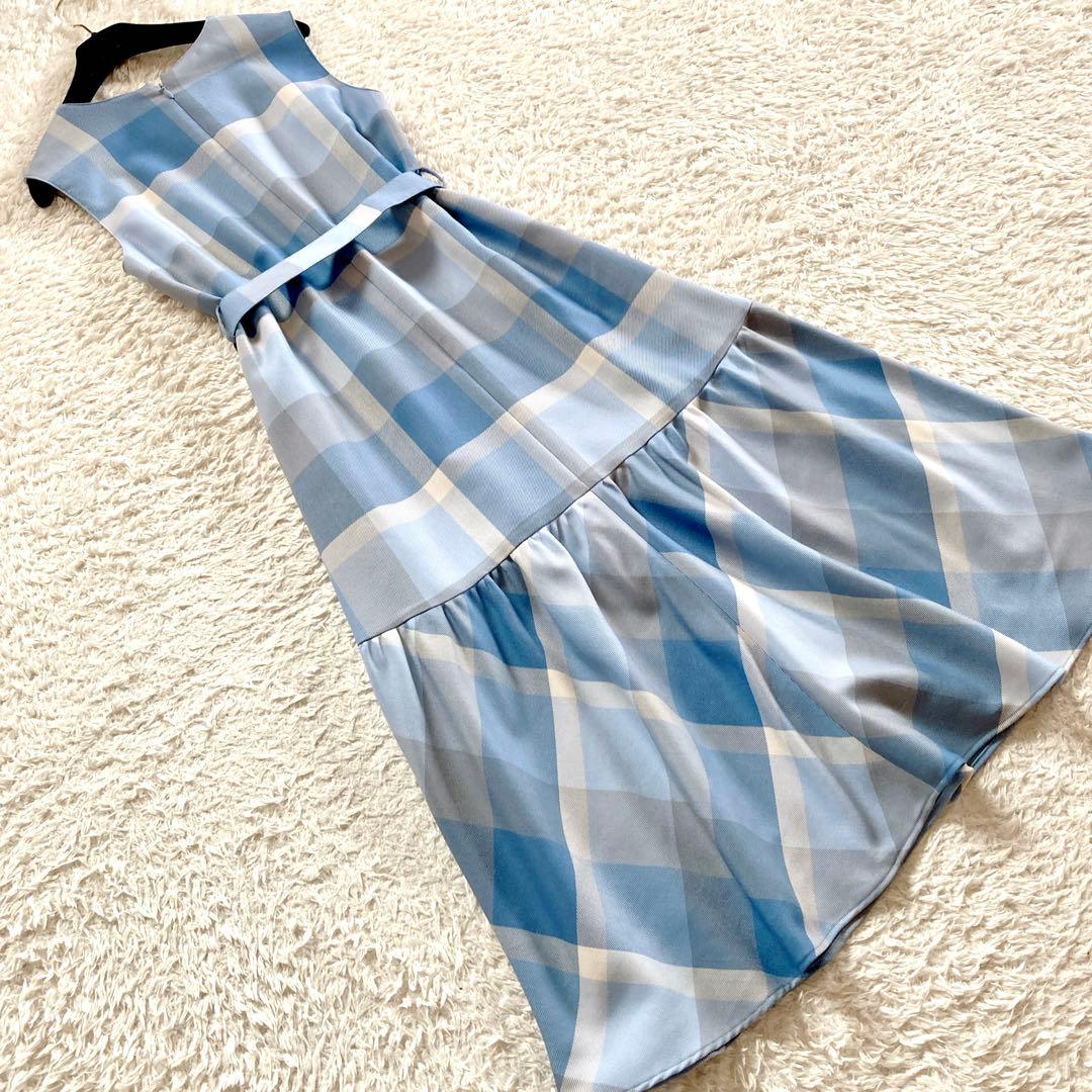 【原宿限定 希少カラー】ブルーレーベルクレストブリッジ ティアードワンピース