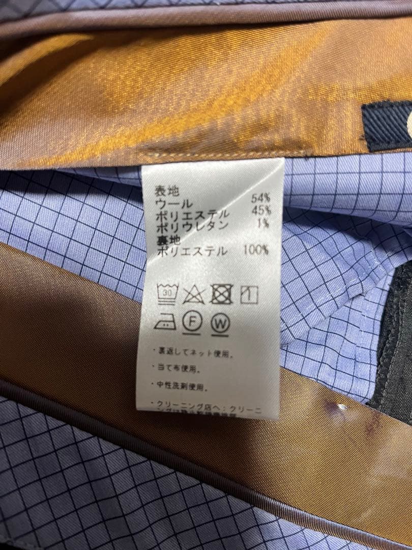 GERMANO ジェルマーノ Beams f グレー スラックス サイズ46