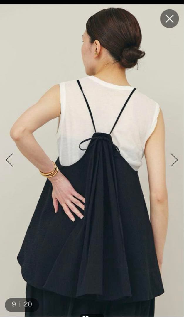 サッカーフレアキャミソール　カレンソロジー