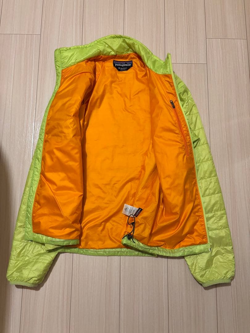 パタゴニア ナノパフジャケット プリマロフト ライトグリーン メンズMサイズ