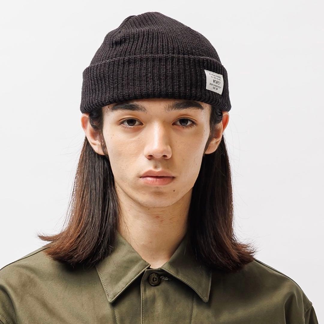 未開封 SGT BEANIE WTAPS ダブルタップス ロゴ ニットキャップ