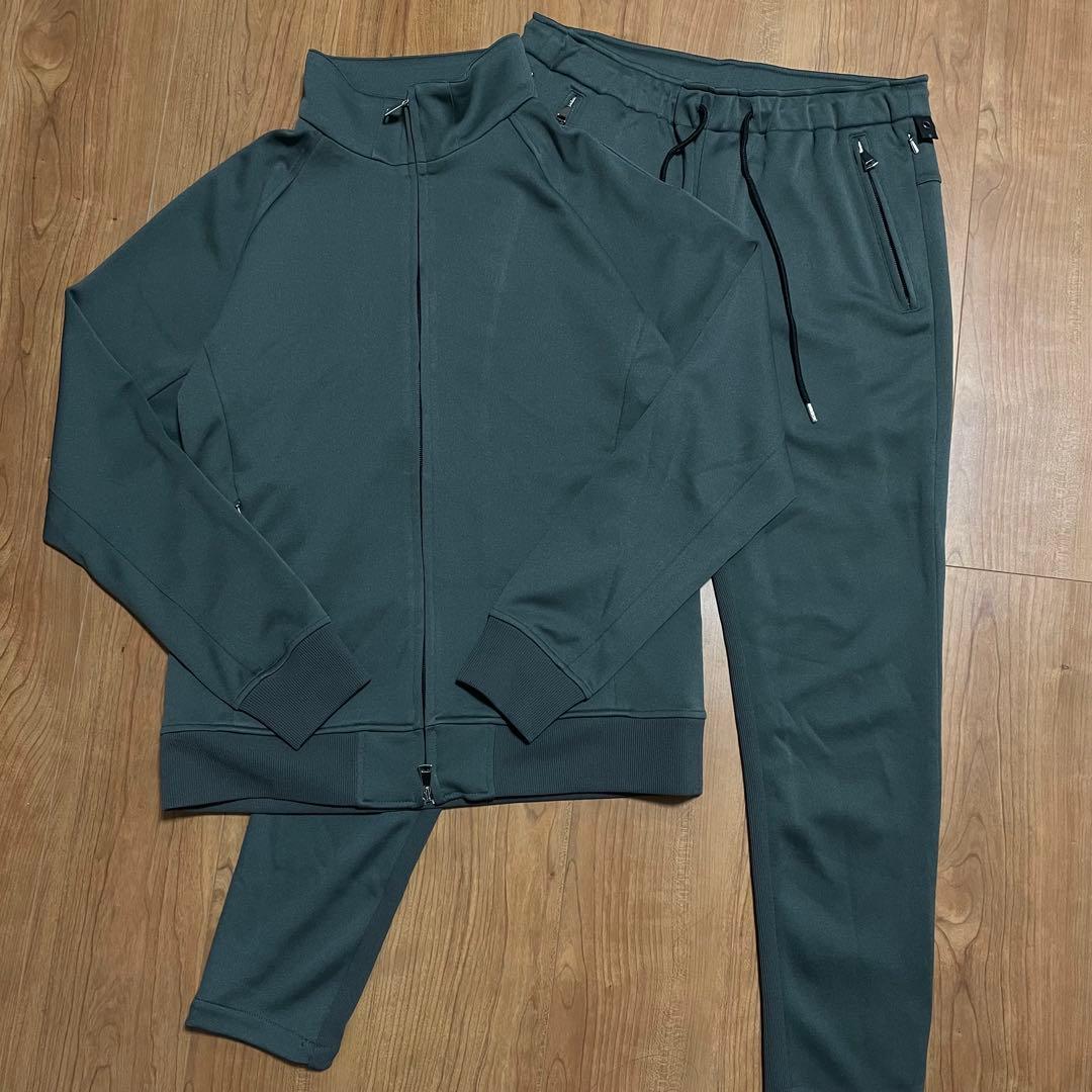 wjk ジャージ　セットアップ　チャコールグレー　L workout