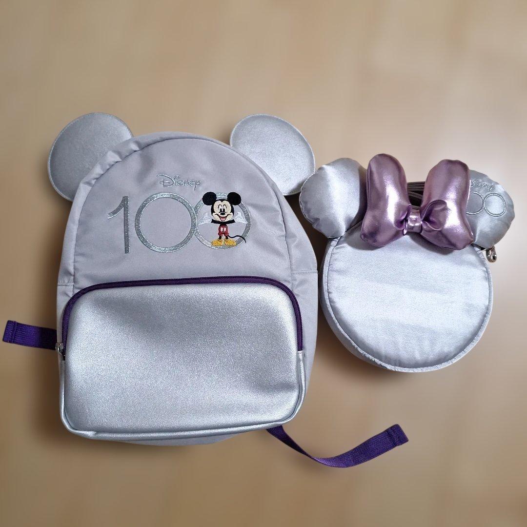 美品　限定　GOO.Nグーン　Disney 100周年 　リュック　ポーチ　賞品