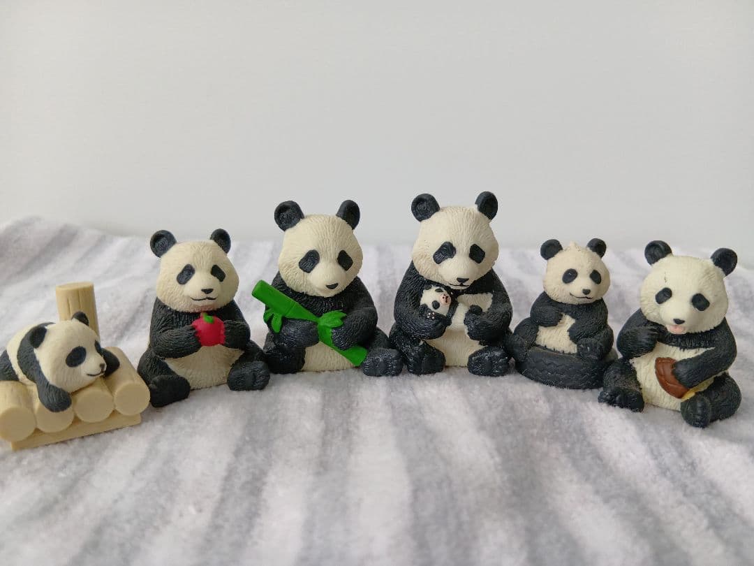 アドベンチャーワールド パンダファミリーコレクション フィギュア