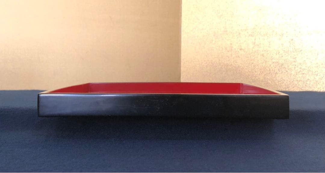 《R》輪島塗 沈金 三段重 重台 わじま龍作 共布 共箱 260109き2