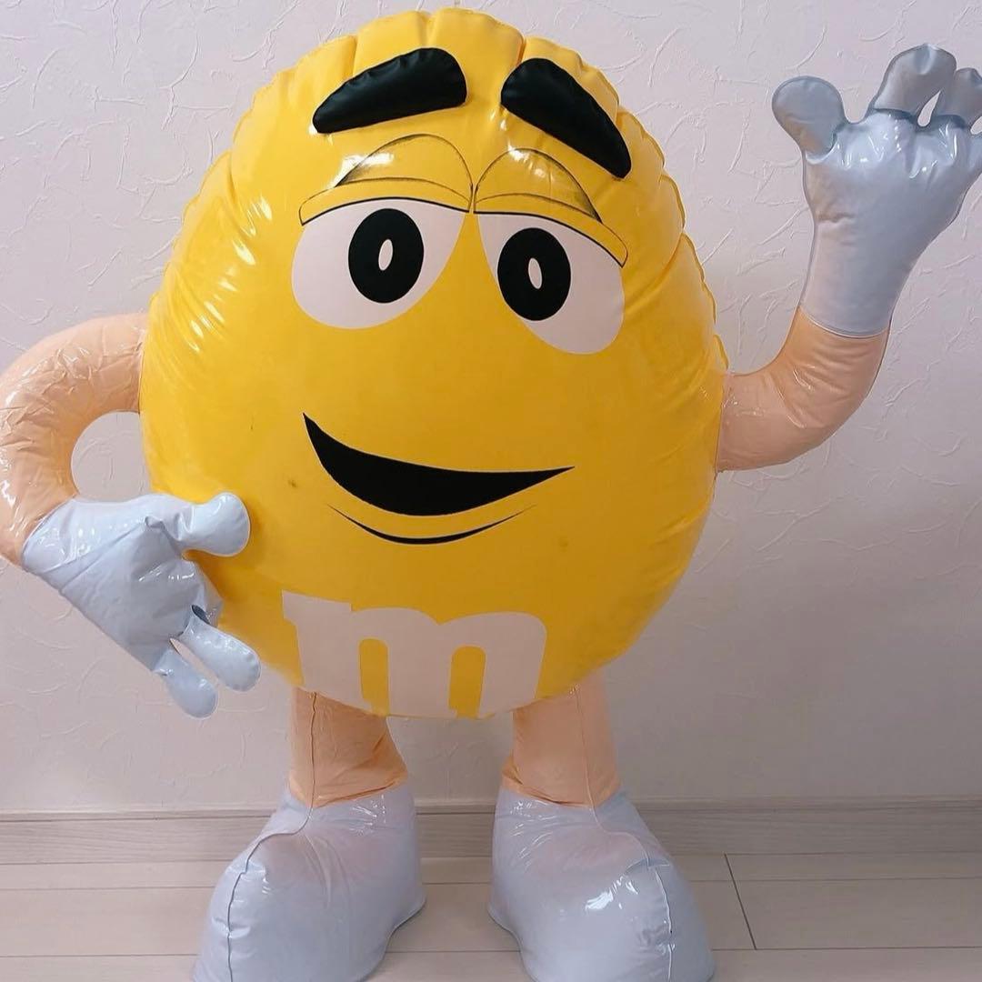エムアンドエムズ！m&m's！特大バルーン！イエロー