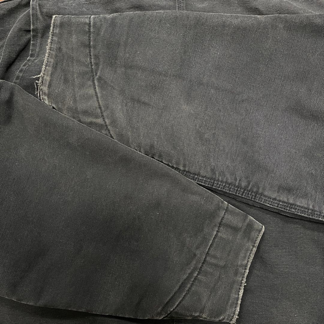 90s USA製 カーハート チョアコート フェード カバーオール 黒