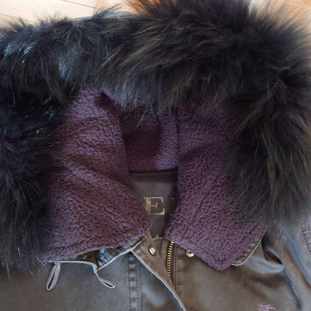 BURBERRY ブルーレーベル 中綿入りモッズコート