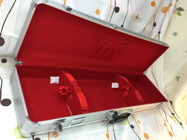 新品未使用(送料無料)13.000円　沖縄三線専用　一丁入アルミハードケース