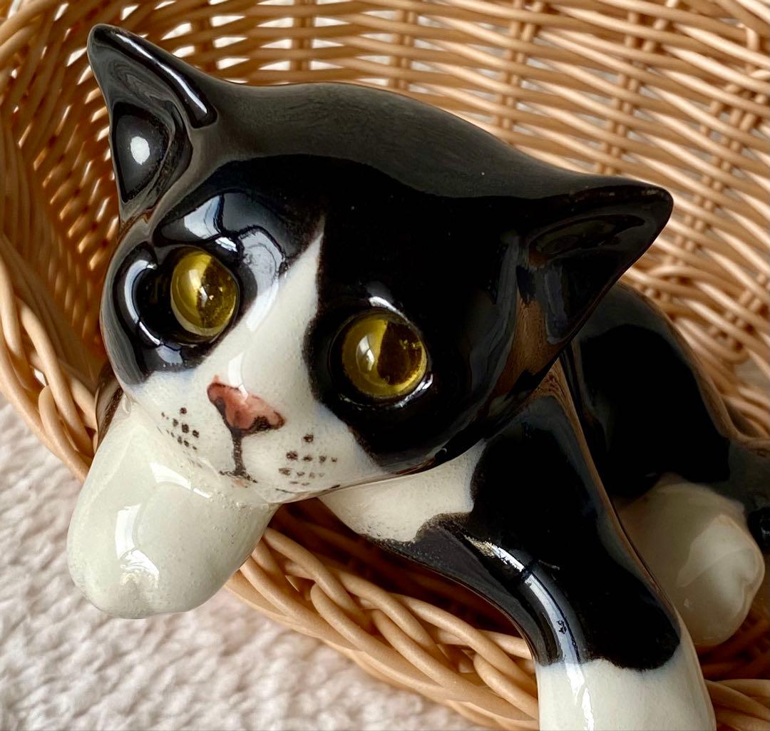 サイズ2　ウィンスタンレイキャット　ケンジントンキャット　白黒仔猫　美品❣️