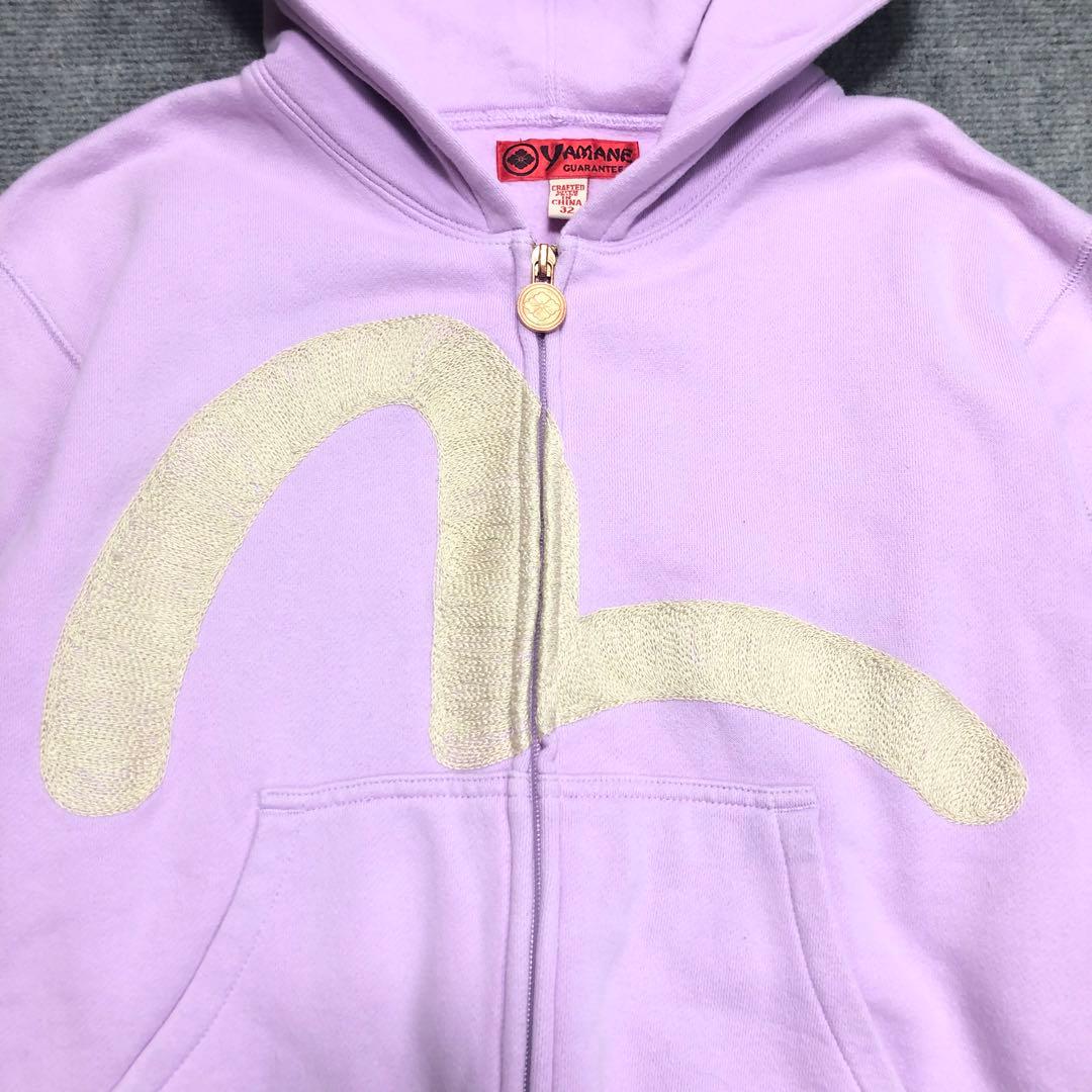 YAMANE EVISU ヤマネ エビス カモメ刺繍 パーカー ジップアップ