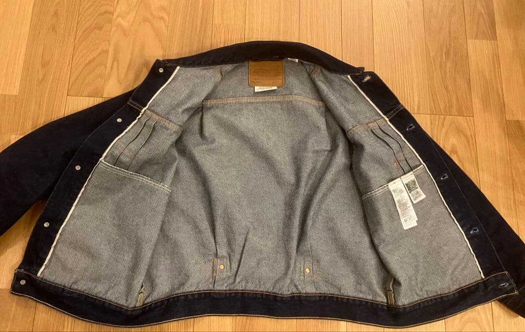 LEVI SリーバイスTYPE I トラッカージャケットsセルビッジ ファースト