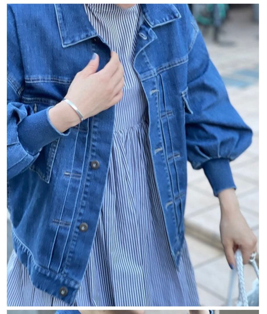 りーりーりーです♡BEARDSLEY♡♡デニムジャケット♡サイズ2（M）