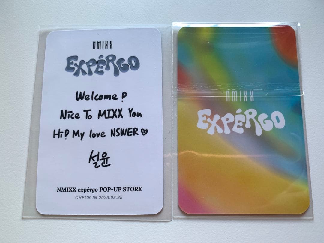 NMIXX EXPERGO popup 入場　全日程　セット　ソリュン