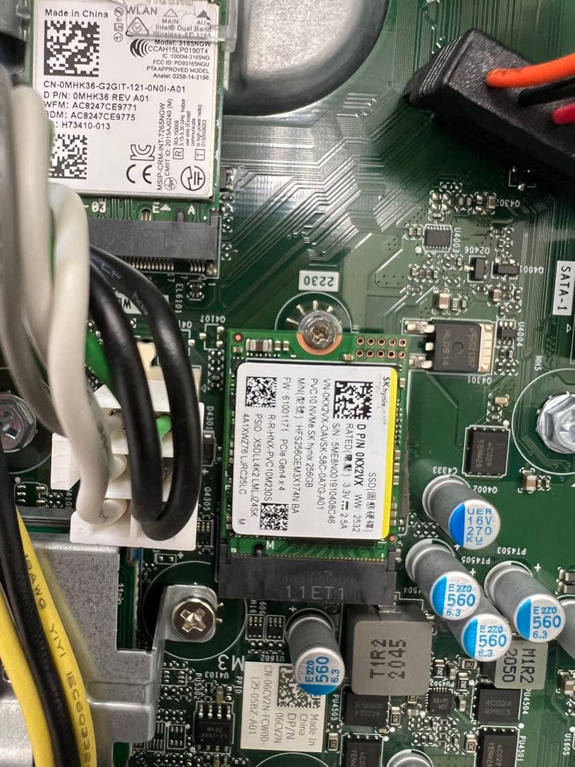 Dell 10世代i3 新品M.2SSD256gb+HDD500 office