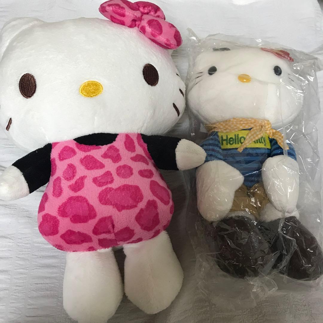 サンリオ　ハローキティ BIGサイズぬいぐるみ２点