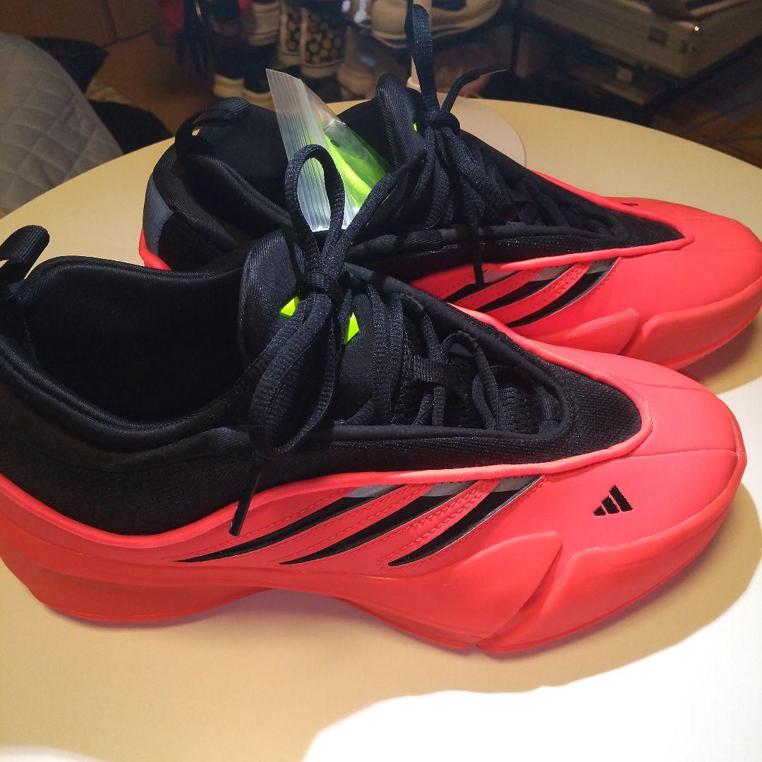 adidas バスケットボールシューズ オレンジ/ブラック 25.5 美品