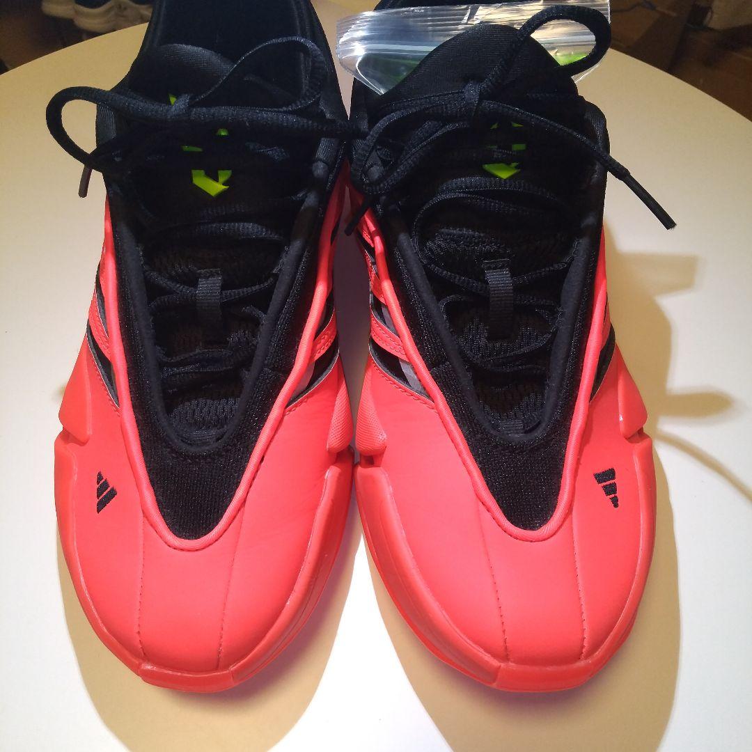 adidas バスケットボールシューズ オレンジ/ブラック 25.5 美品