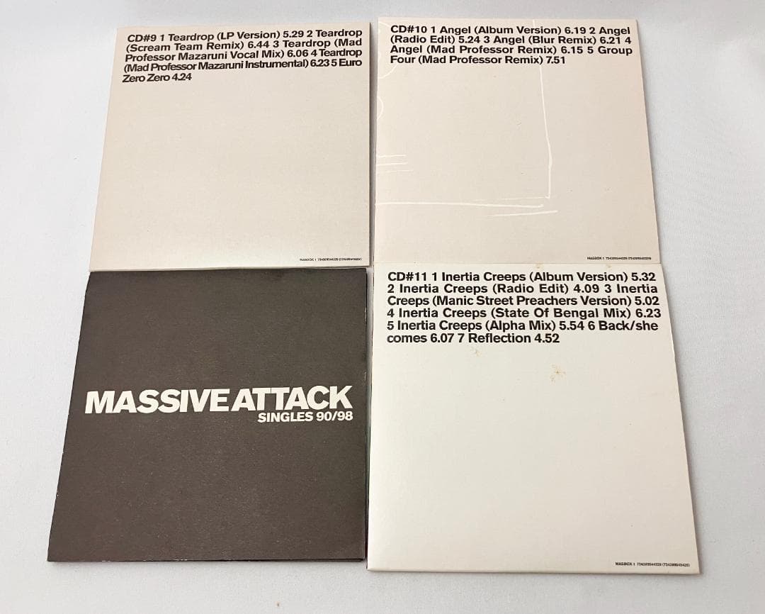 【限定盤】Massive Attack「Singles 90/98」CD11枚組