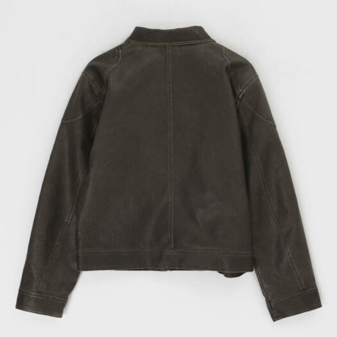 BLACKUP [MADE] アンバックウォッシングレザージャケット