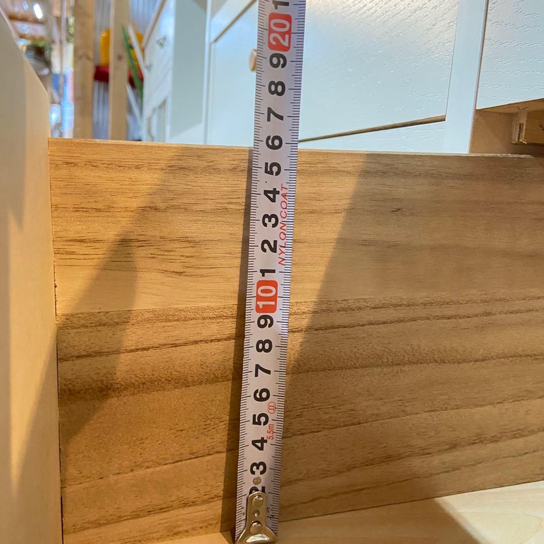 モモナチュラル　MOMO natural⭐️3段チェスト　ホワイト