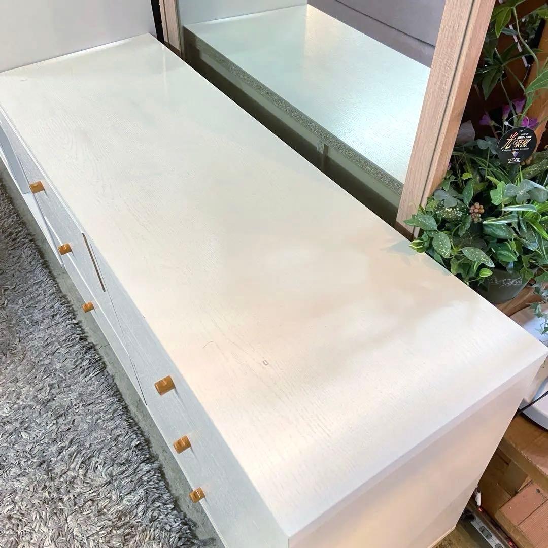 モモナチュラル　MOMO natural⭐️3段チェスト　ホワイト