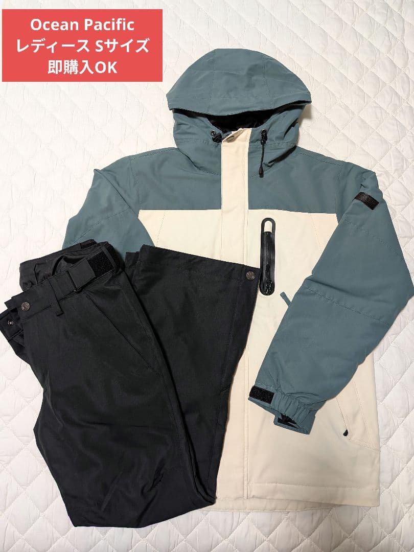 もも OCEAN PACIFIC スノーボードウェア 上下 Sサイズ