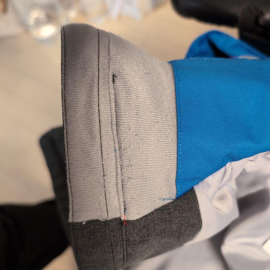 子供用スキーウェア 上下セット 赤青グレー