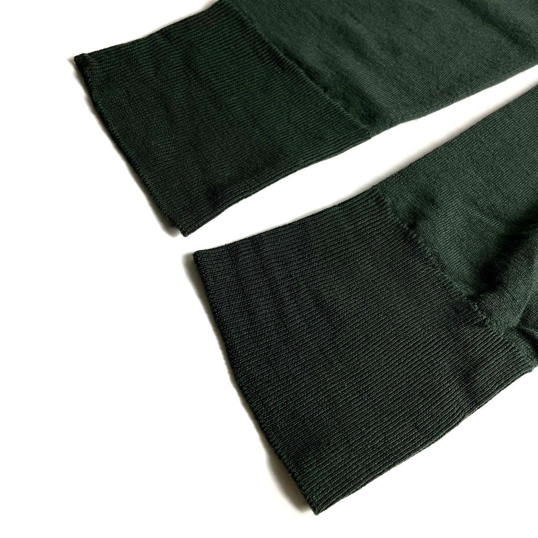 ジョンスメドレー エクストラファインメリノウール タートルネックニット 英国製