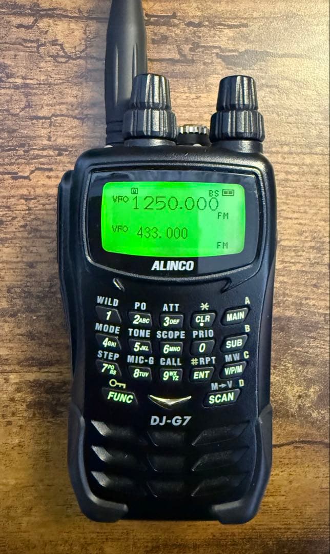 トランシーバー ALINCO DJ-G7