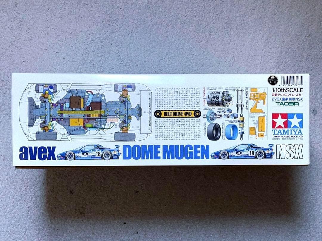 ヴィンテージ 当時物 タミヤ RC 1/10 avex 童夢 NSX TA03R