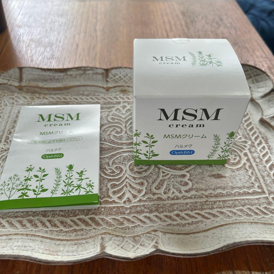 MSMクリーム（140g）　ハルメク　ひざ肩腰が楽になる 2個セット