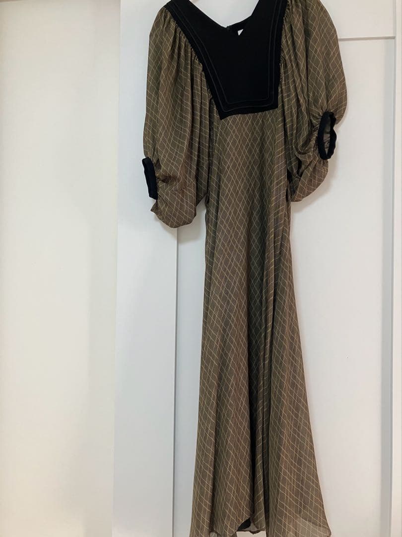 ワンピース ameri vintage GEOMETRIC RHOMBUS DRESS