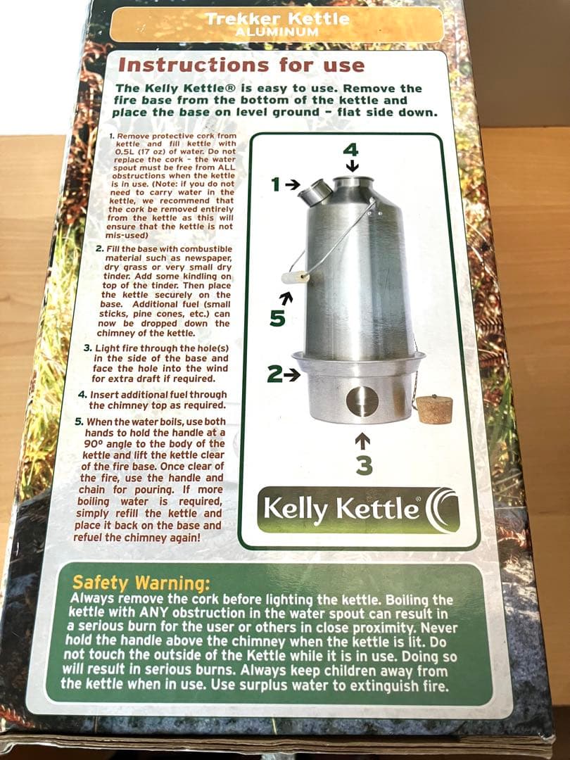 Kelly Kettle ケリーケトル　トレッカーケトル 0.5L