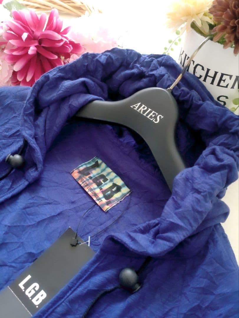 LGB ルグランブルー 新品 フード 羽織り パーカー カーディガン