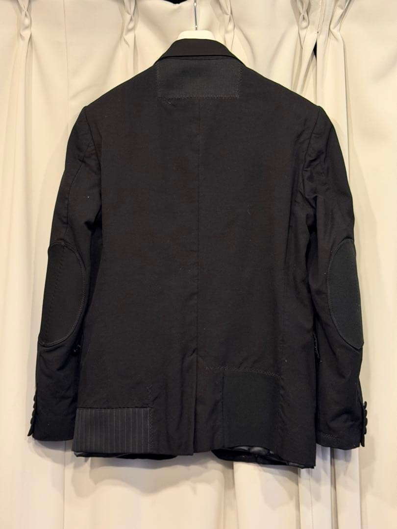 JUNYA WATANABE MAN サテンラペルドパッチワークJK 15aw