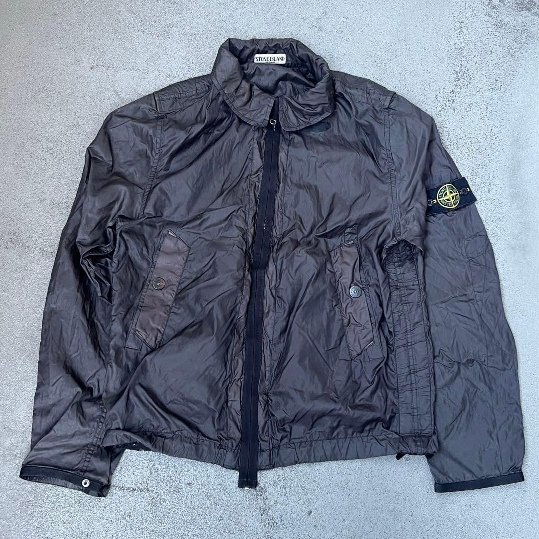 ぽ*ぽ様 STONE  ナイロンジャケット　XL ※リペア有り
